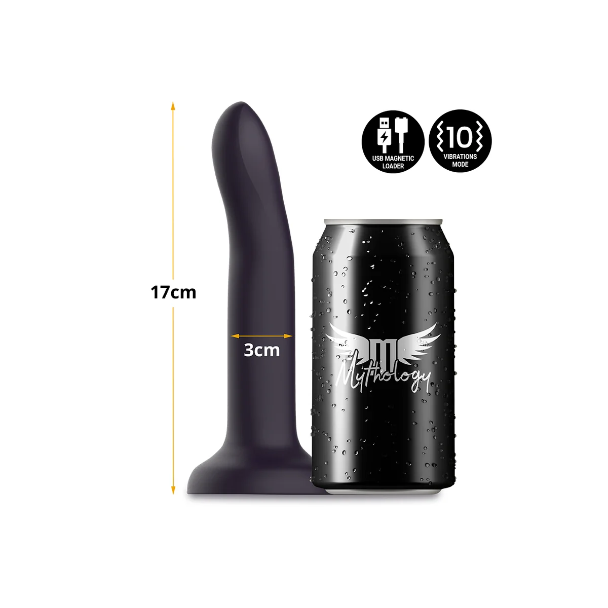Duman Mystic Dildo M - Vibrator Kompatibel mit Watchme Wireless Technology von Mythology Fantasy Dildo kaufen | Fesselliebe