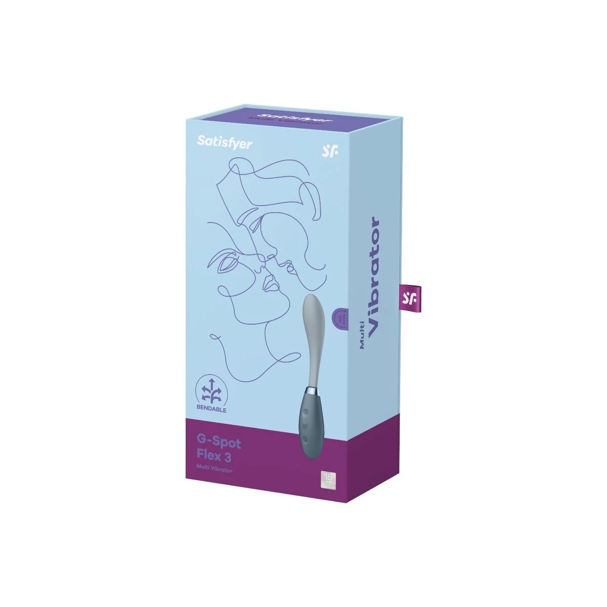G-Spot Flex 3 Multi Vibrator Grau von Satisfyer Vibrator kaufen | Fesselliebe