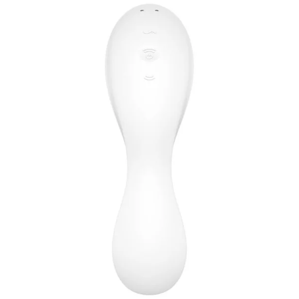 Curvy Trinity 5 Air Pulse Stimulator & Vibrator App Weiss von Satisfyer Connect kaufen | Fesselliebe