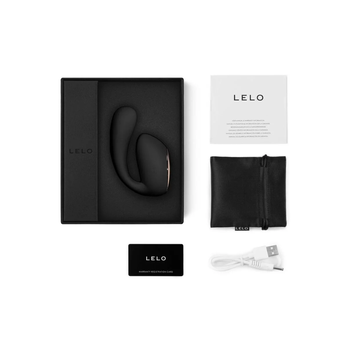 Ida Wave Couples Massager Schwarz von Lelo kaufen | Fesselliebe