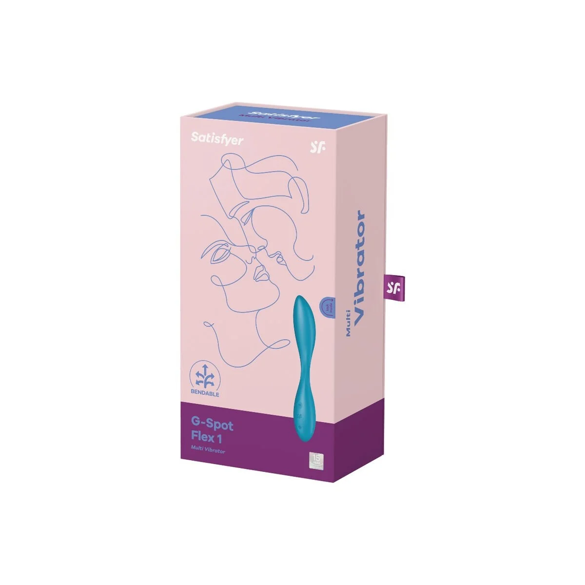 G-Spot Flex 1 Multivibrator Blau von Satisfyer Vibrator kaufen | Fesselliebe