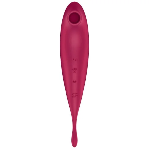 Twirling Pro+ Air Pulse Stimulator & Vibrator App Rot von Satisfyer Connect kaufen | Fesselliebe