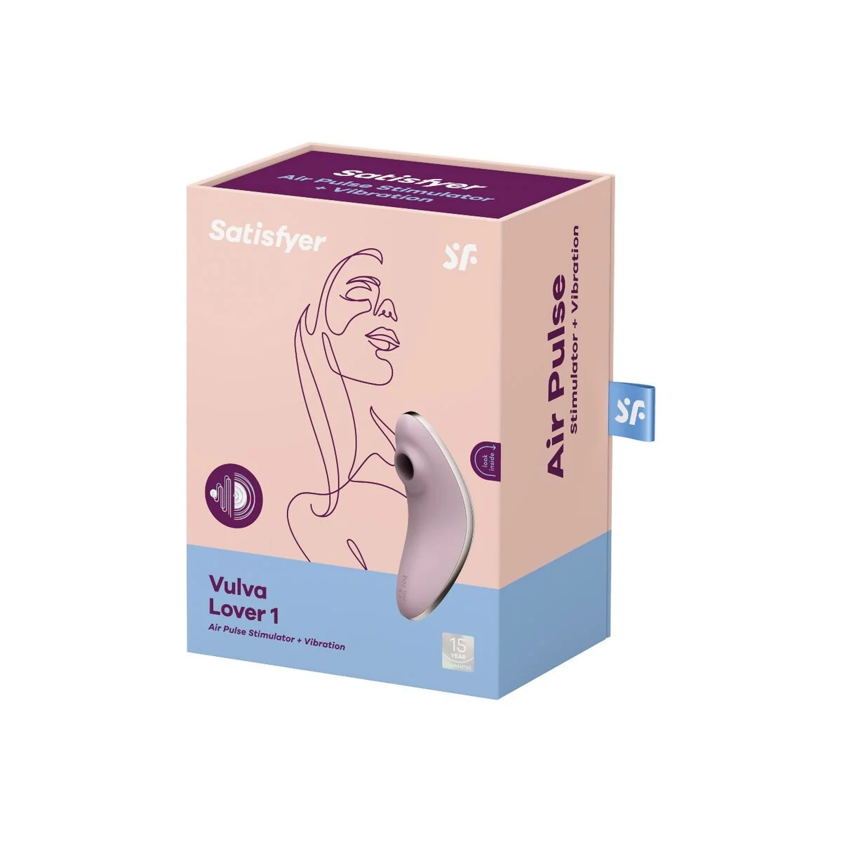 Vulva Lover 1 Luftpulsstimulator & Vibrator Violett von Satisfyer Air Pulse kaufen | Fesselliebe