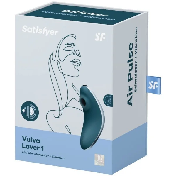 Vulva Lover 1 Luftpulsstimulator & Vibrator Blau von Satisfyer Air Pulse kaufen | Fesselliebe