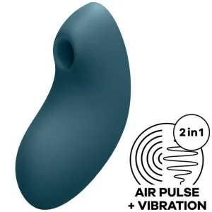 Vulva Lover 2 Luftpulsstimulator & Vibrator Blau von Satisfyer Air Pulse kaufen | Fesselliebe