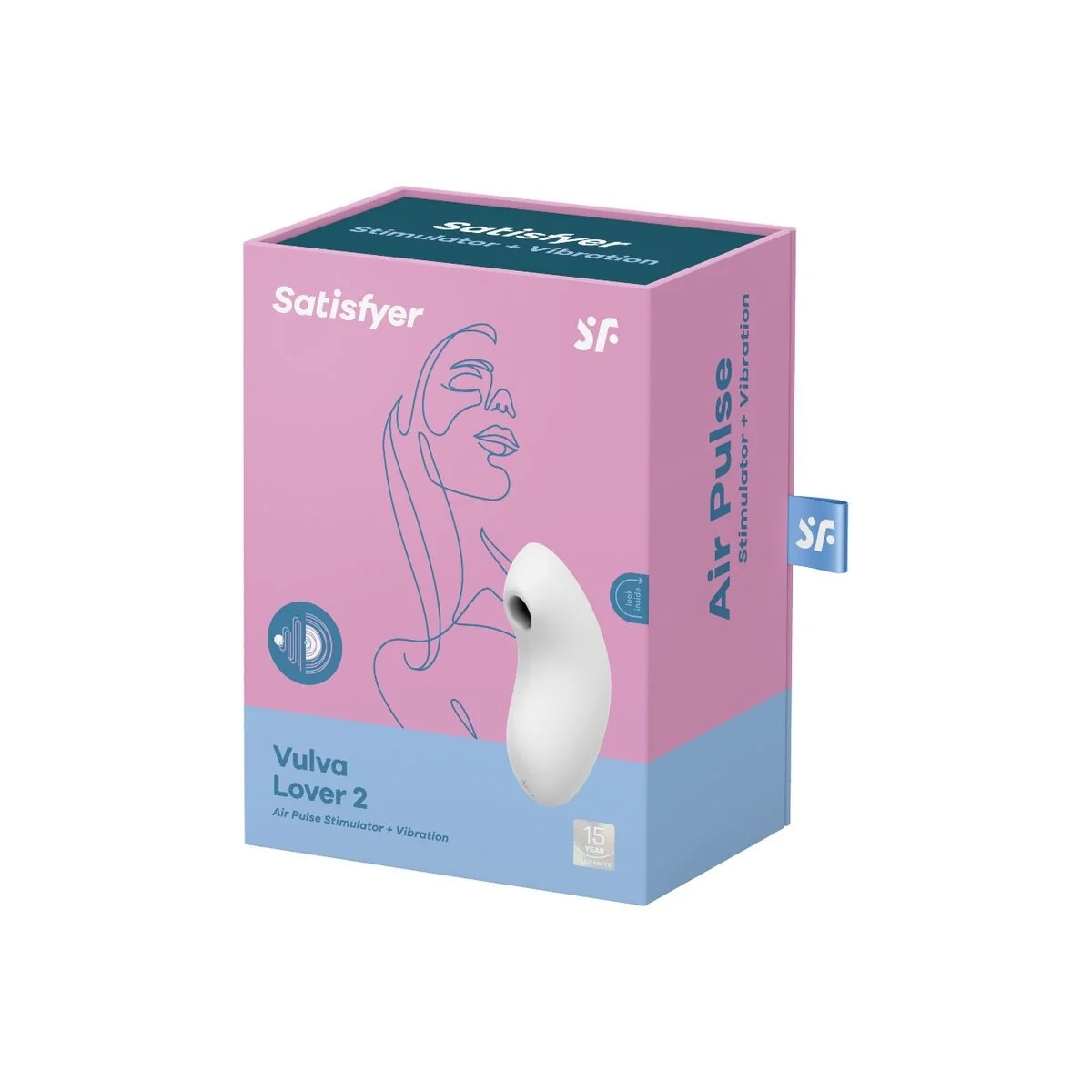 Vulva Lover 2 Luftpulsstimulator & Vibrator Weiss von Satisfyer Air Pulse kaufen | Fesselliebe