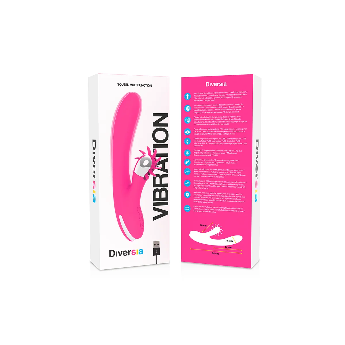 Hschen Vibrierend 24 cm von Diversia kaufen | Fesselliebe