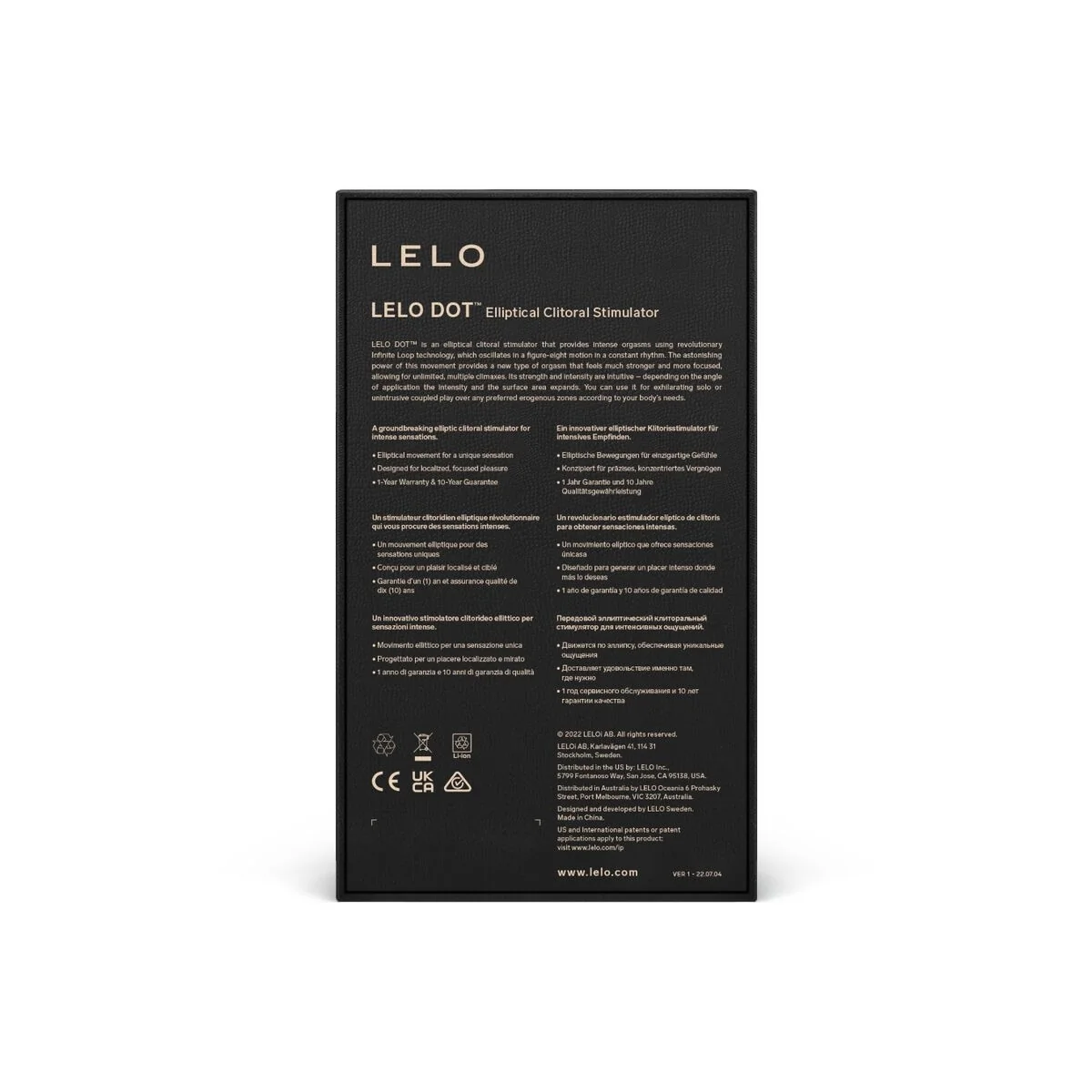 Dot Klitoristimulator - Rosa von Lelo kaufen | Fesselliebe