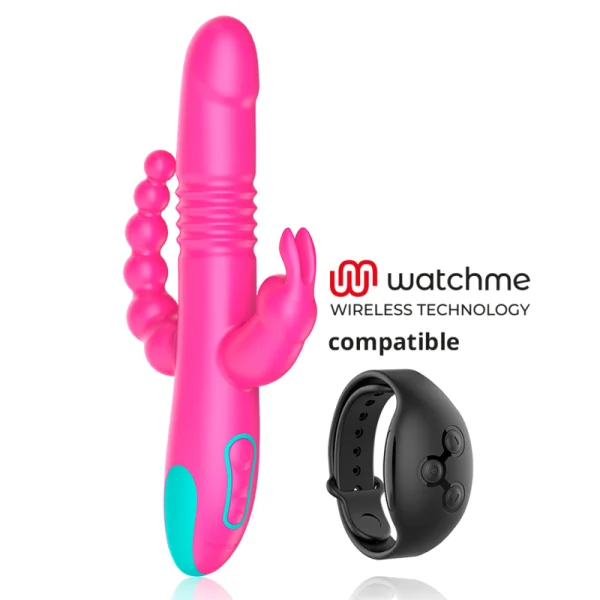 Donald Dreifache Stimulation: Anal, G-Spot & Klitorale Watchme Wireless-Technologie Kompatibel von Happy Loky kaufen | Fesselliebe