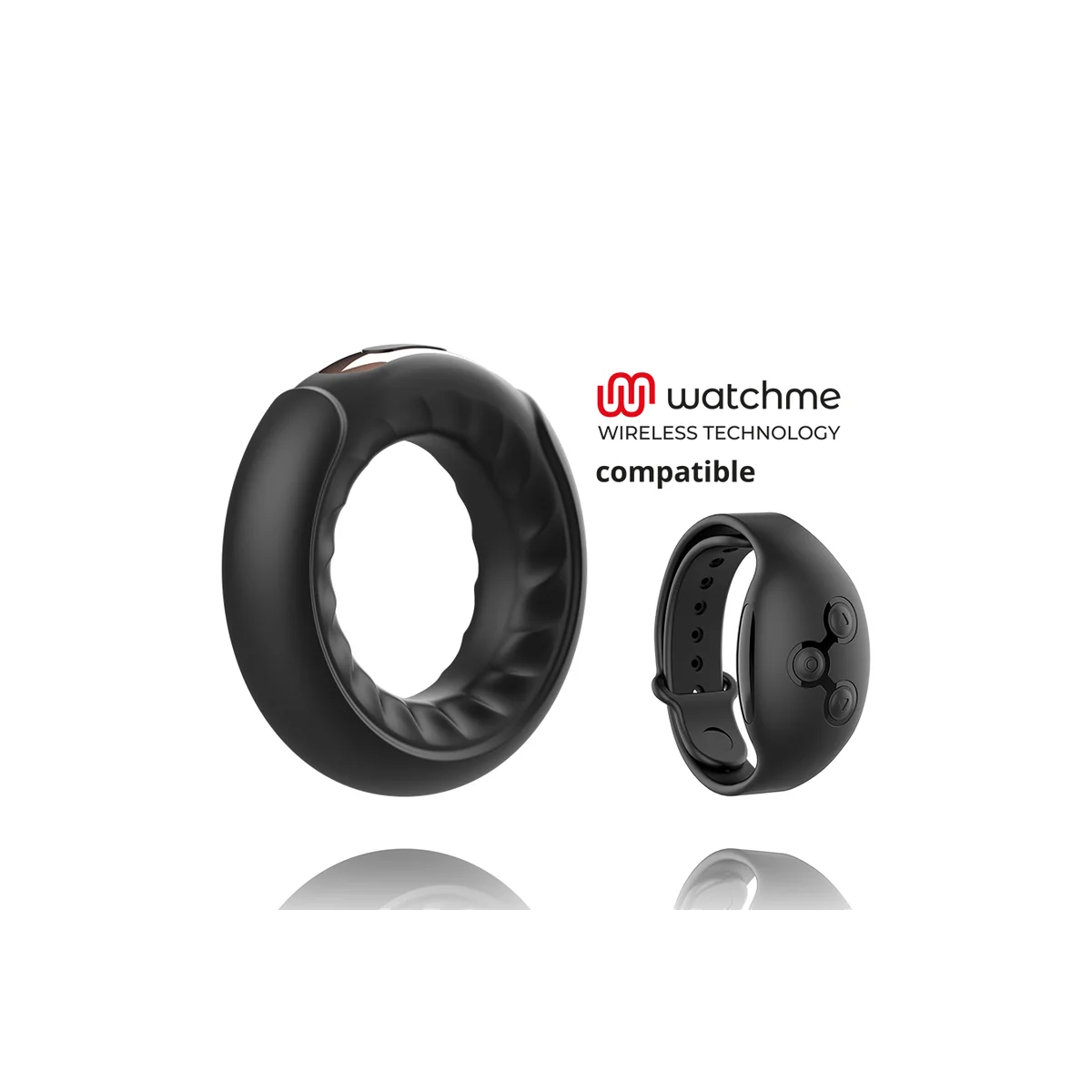 Vibrationsring Adriano, Kompatibel mit der Wireless-Technologie von Watchme von Anbiguo kaufen | Fesselliebe