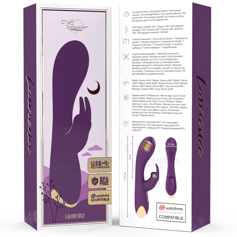 Laurence Rabbit Vibrator Watchme Wireless-Technologie Kompatibel von Treasure kaufen | Fesselliebe 2
