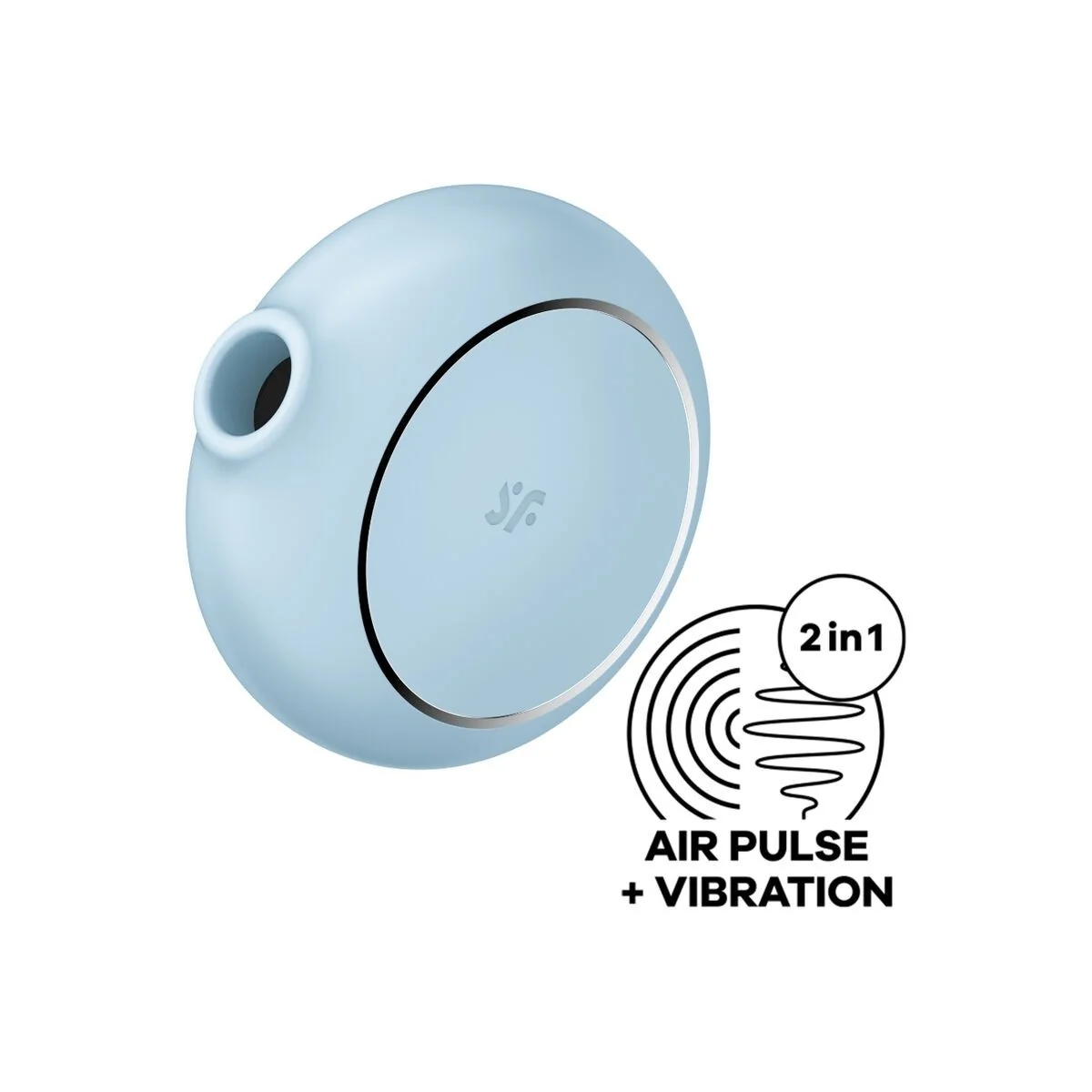 Pro To Go 3 Doppelter Luftpulsstimulator & Vibrator Blau von Satisfyer Air Pulse kaufen | Fesselliebe