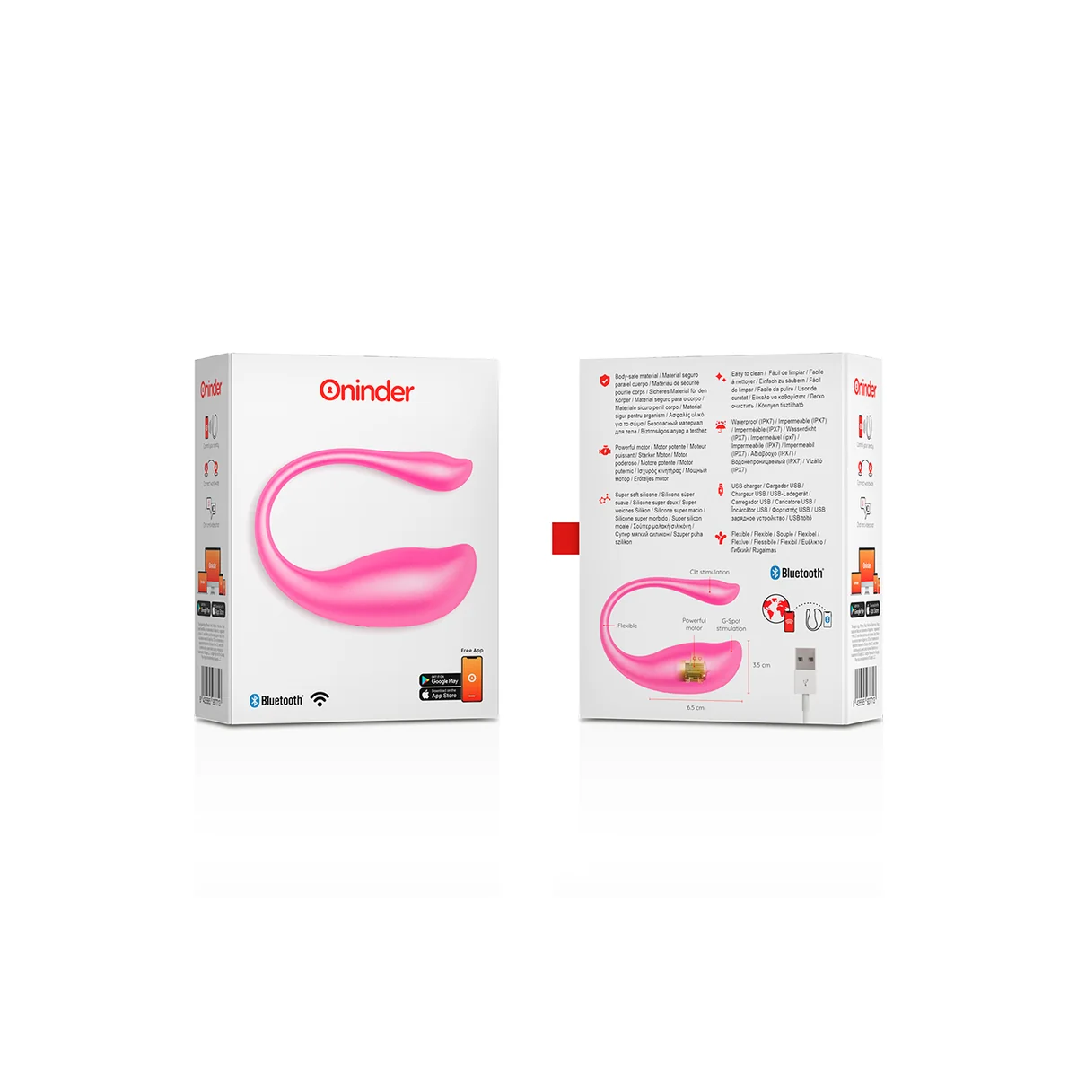 Nairobi Vibrierendes Ei Rosa - mit kostenloser App von Oninder kaufen | Fesselliebe