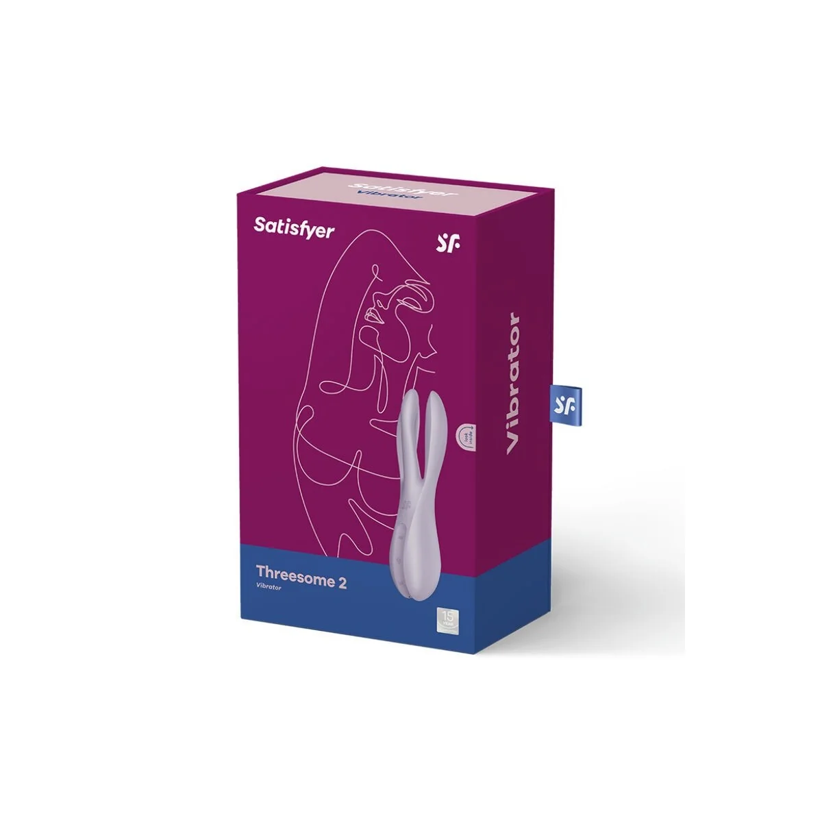 Threesome 2 Vibrator Violett von Satisfyer Vibrator kaufen | Fesselliebe