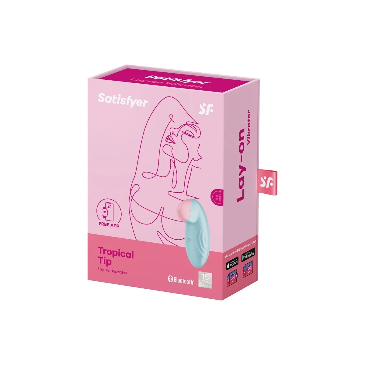 TROPICAL TIP AUFLEGVIBRATOR BLAU VON SATISFYER LAYONS