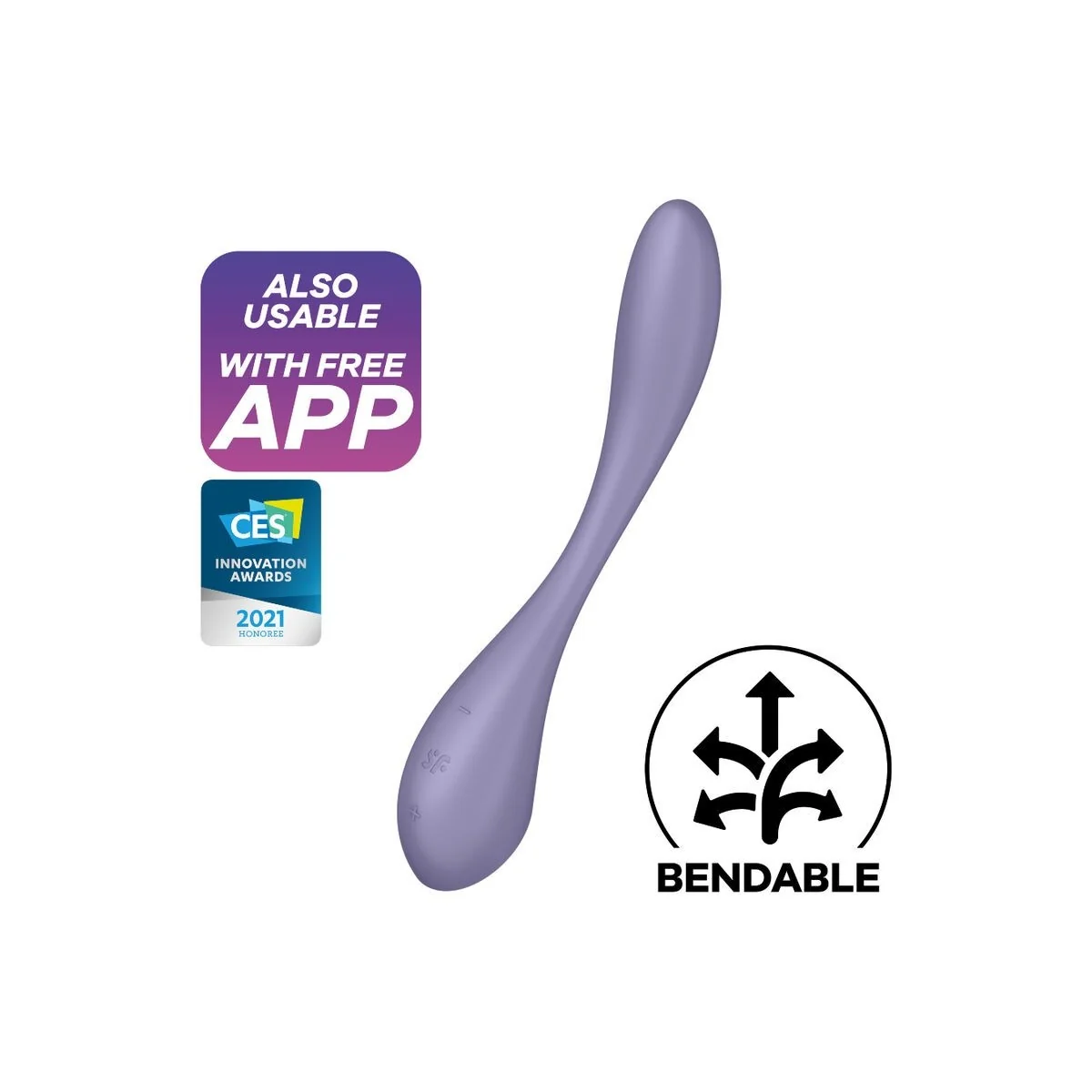 G-Spot Flex 5 Multi Vibrator Lila von Satisfyer Vibrator kaufen | Fesselliebe