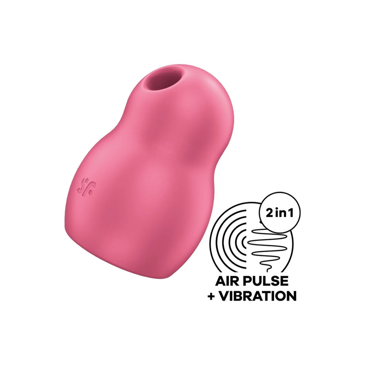 Pro To Go 1 Doppelter Luftpulsstimulator & Vibrator Rot von Satisfyer Air Pulse kaufen | Fesselliebe