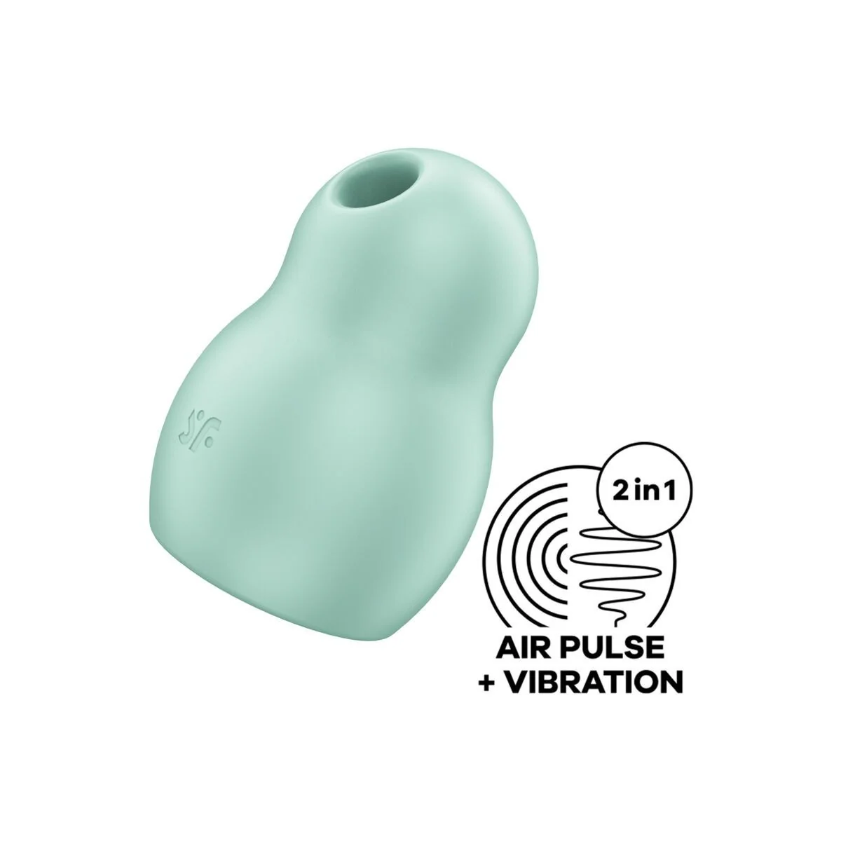 Pro To Go 1 Doppelter Luftpulsstimulator & Vibrator Grün von Satisfyer Air Pulse kaufen | Fesselliebe