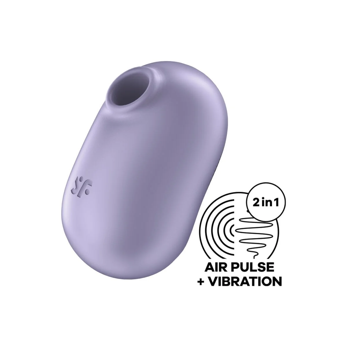 Pro To Go 2 Doppelter Luftpulsstimulator & Vibrator Violett von Satisfyer Air Pulse kaufen | Fesselliebe