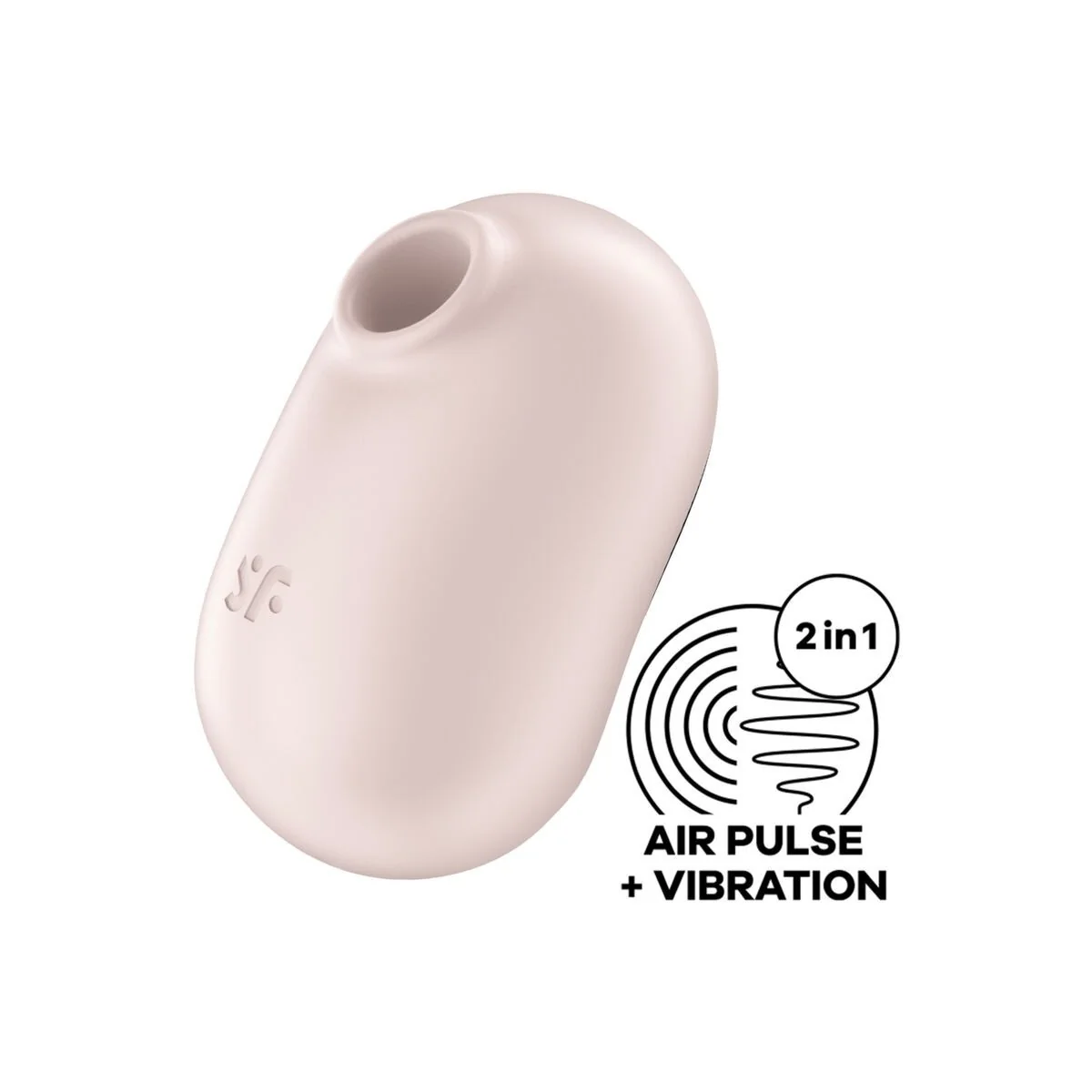 Pro To Go 2 Doppelter Luftpulsstimulator & Vibrator Beige von Satisfyer Air Pulse kaufen | Fesselliebe