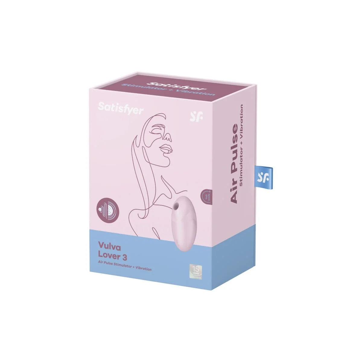 Vulva Lover 3 Luftpulsstimulator & Vibrator Rosa von Satisfyer Air Pulse kaufen | Fesselliebe