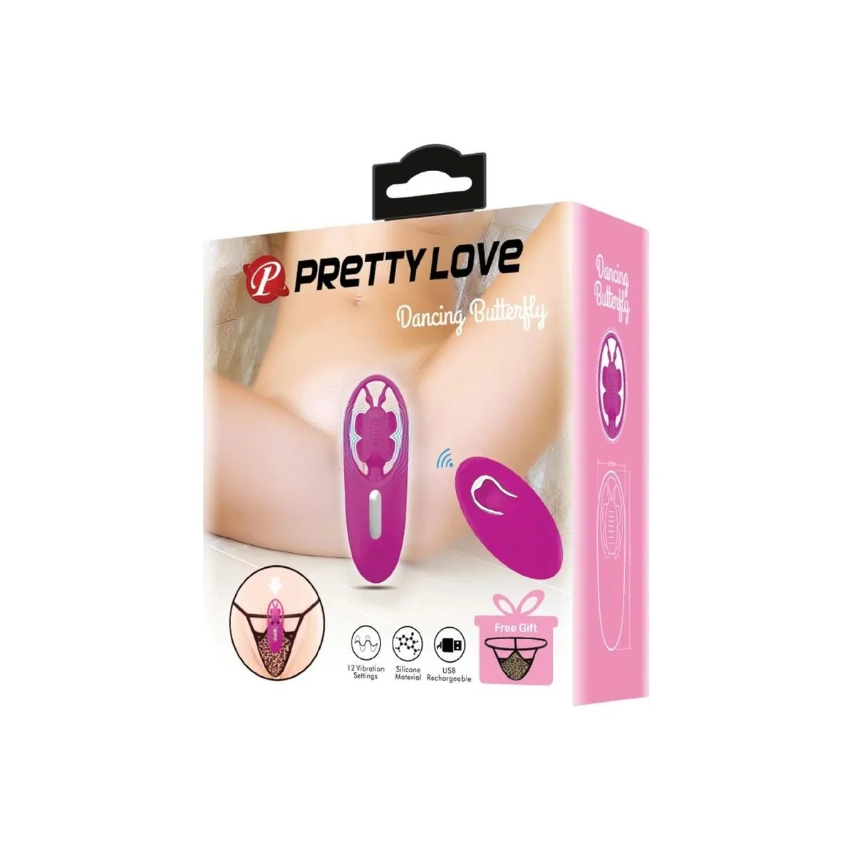 Dancing Butterfly Stimulator für Höschen mit Fernbedienung Flieder von Pretty Love Smart kaufen | Fesselliebe