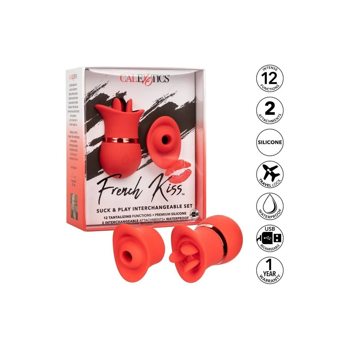 French Kiss Suck & Play Set von Calexotics kaufen | Fesselliebe