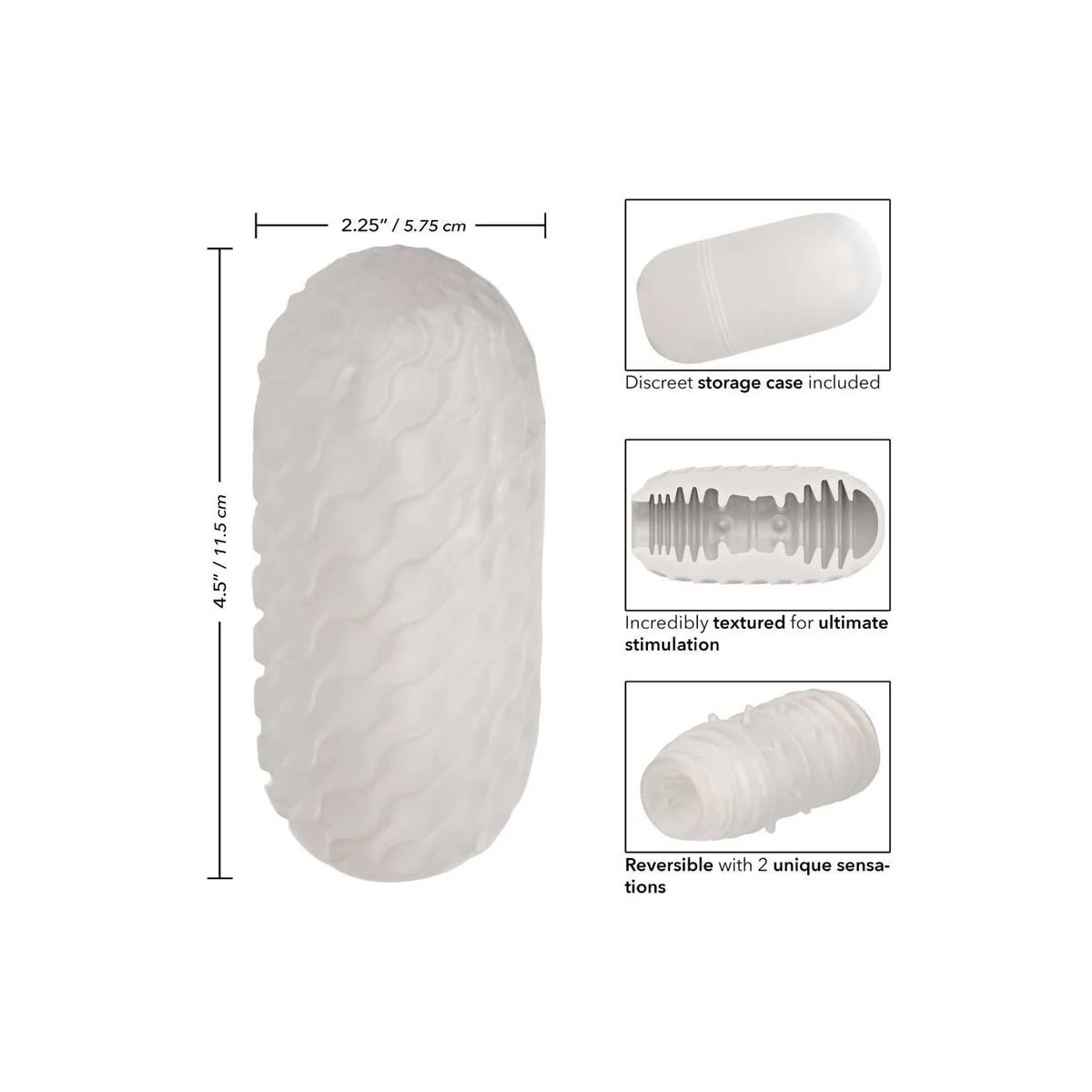 Reversible Ribbed Stroker von Calexotics kaufen | Fesselliebe