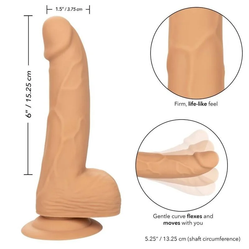 Silikon-Nieten 15.24 cm Beige von Calexotics kaufen | Fesselliebe 2