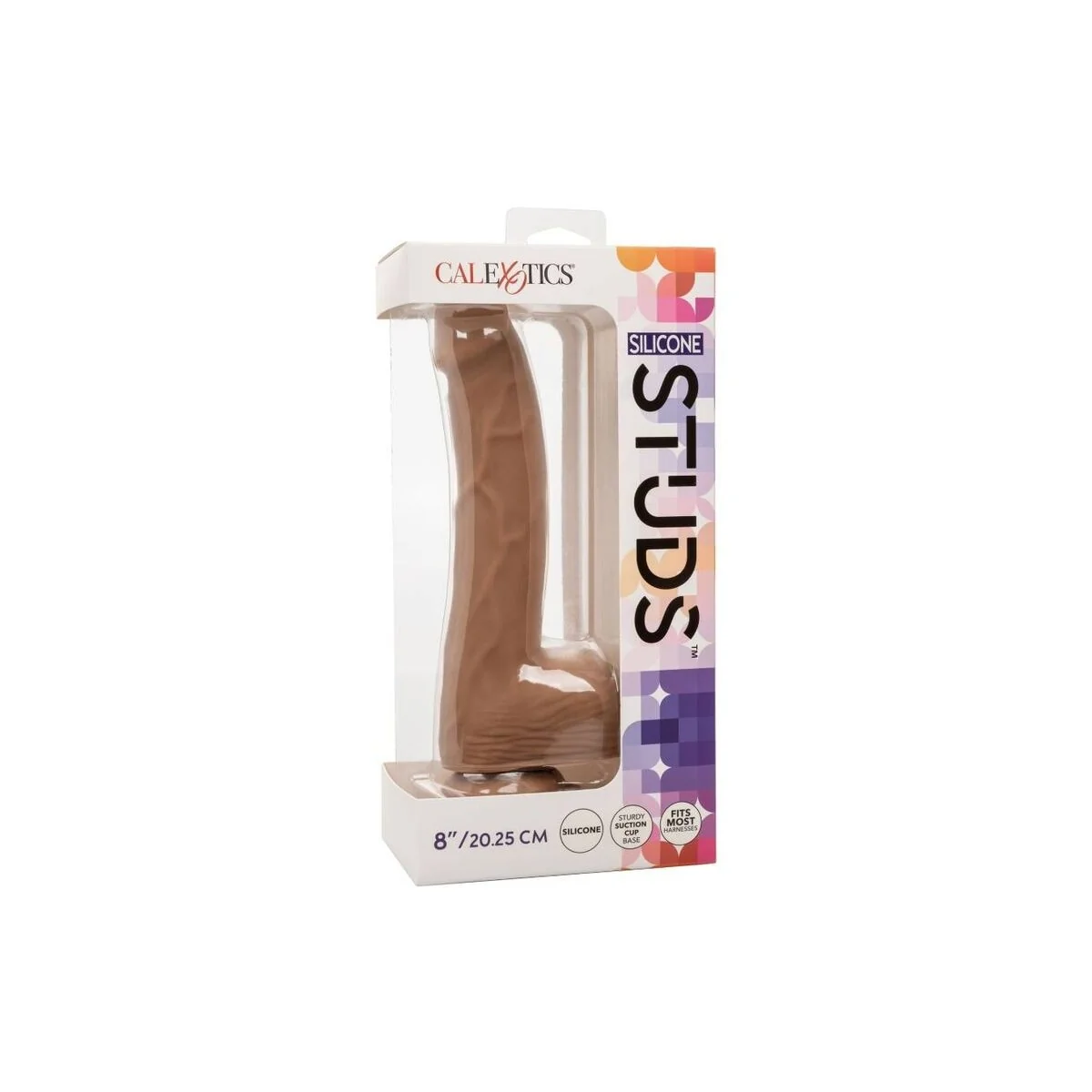 Silikon-Nieten 20.32 cm Braun von Calexotics kaufen | Fesselliebe