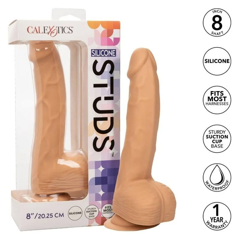 Silikon-Nieten 20.32 cm Beige von Calexotics kaufen | Fesselliebe