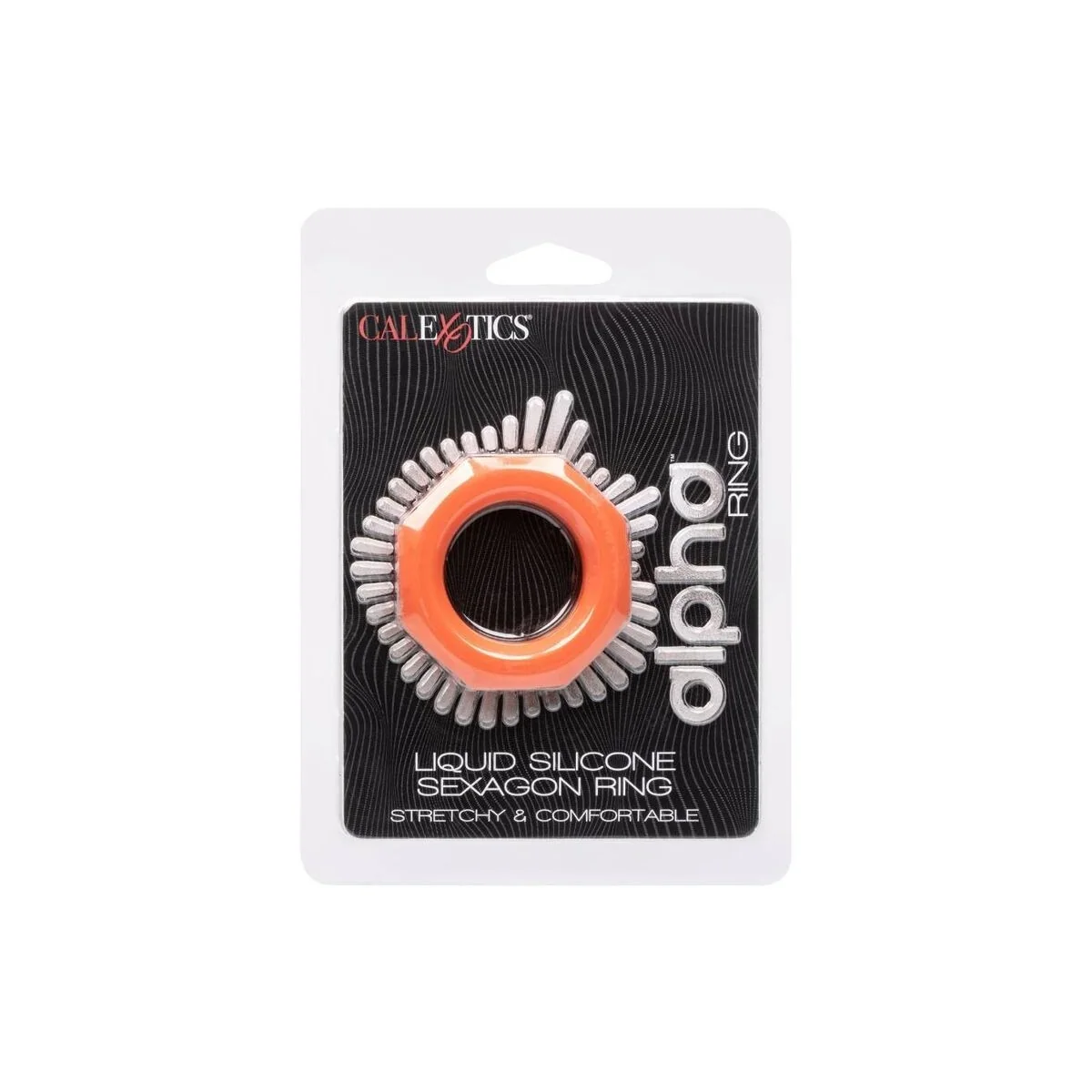 Alpha Sexagon Ring Orange von Calexotics kaufen | Fesselliebe