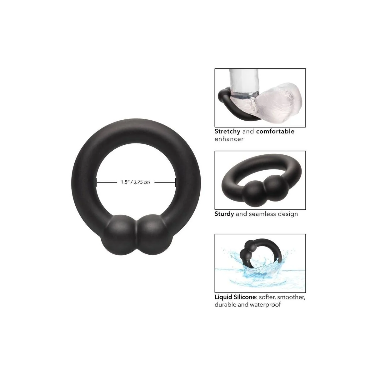 Alpha Muscle Ring Schwarz von Calexotics kaufen | Fesselliebe