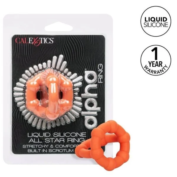 Alpha All Star Ring Orange von Calexotics kaufen | Fesselliebe