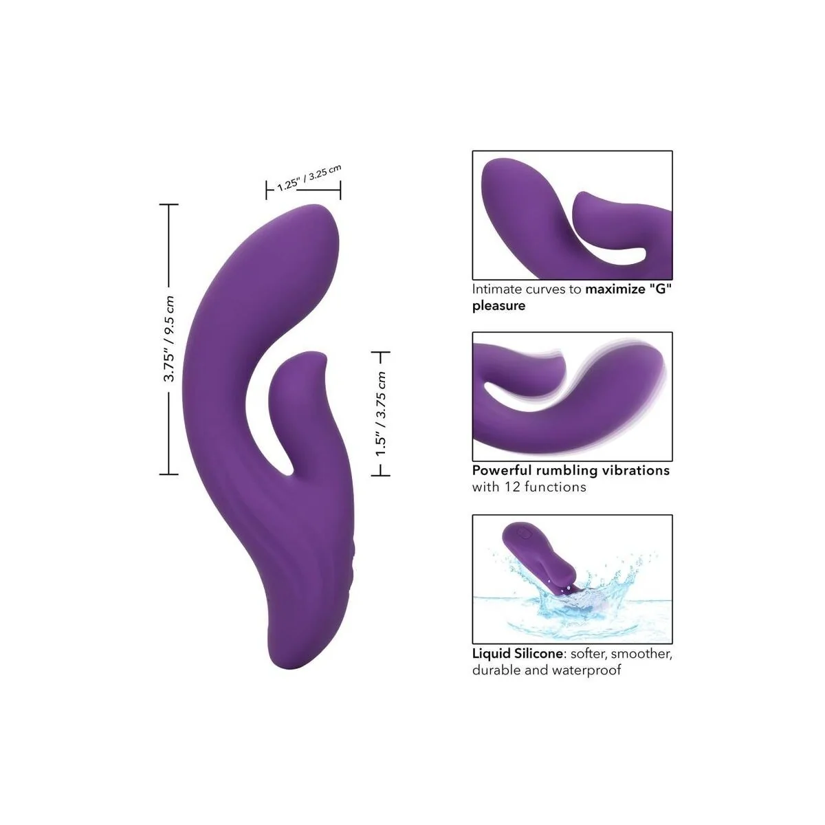 Stella Dual Pleaser Violet von Calexotics kaufen | Fesselliebe