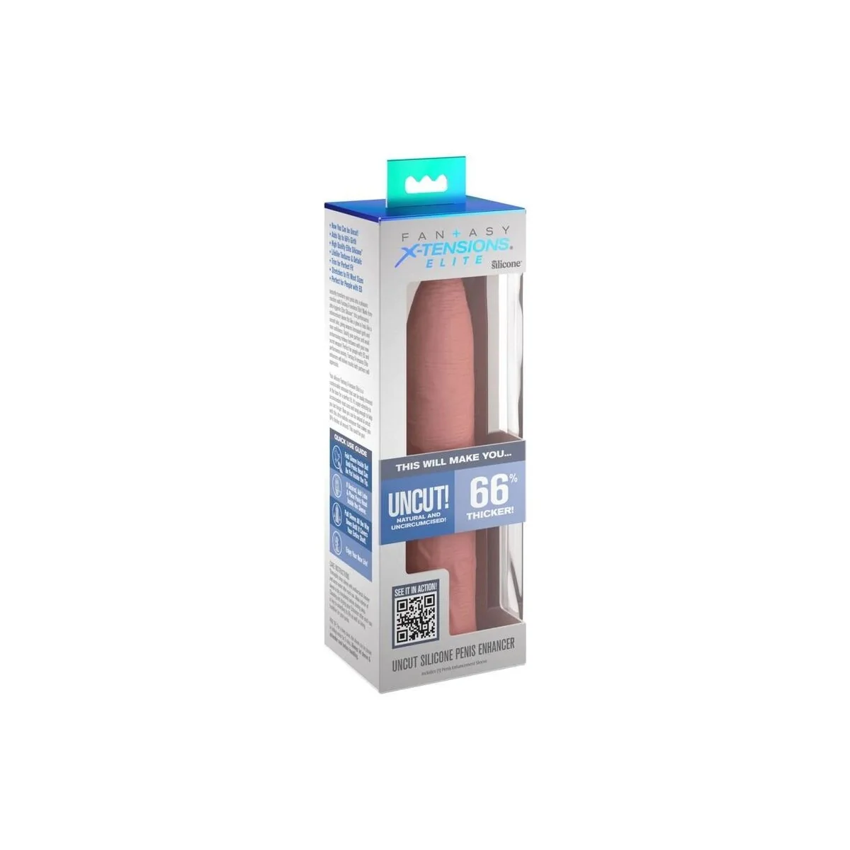 Pipedreams Verlängerungsarm Uncut 17,78 cm Beige von Fantasy X-Tensions kaufen | Fesselliebe