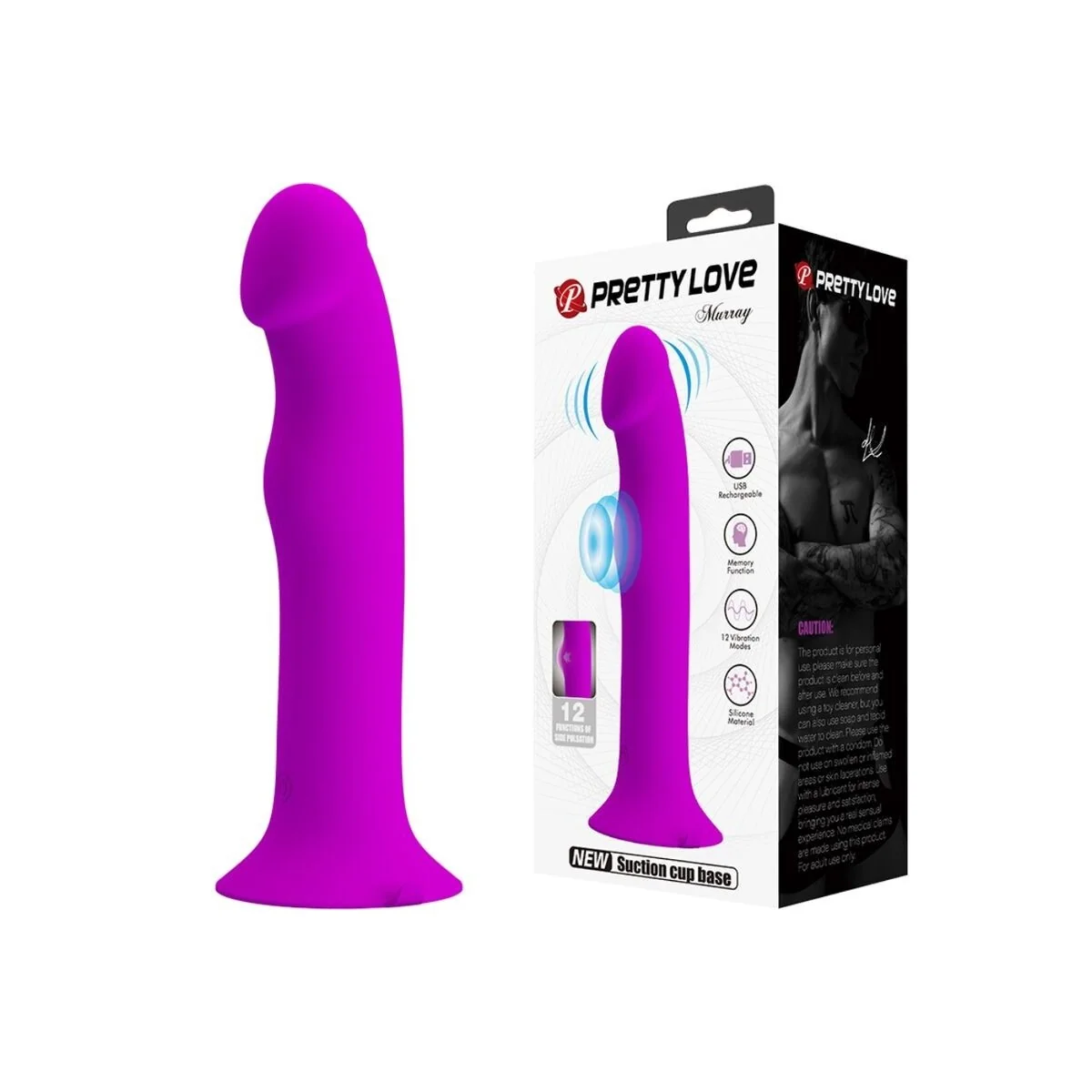 Murray Vibrator und G-Punkt-Stimulator Lila von Pretty Love Flirtation kaufen | Fesselliebe