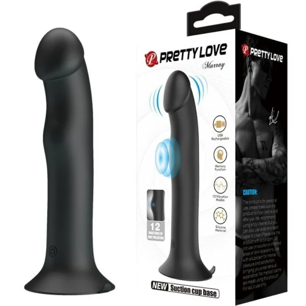 Murray Vibrator und Klitorisauger Schwarz von Pretty Love Flirtation kaufen | Fesselliebe
