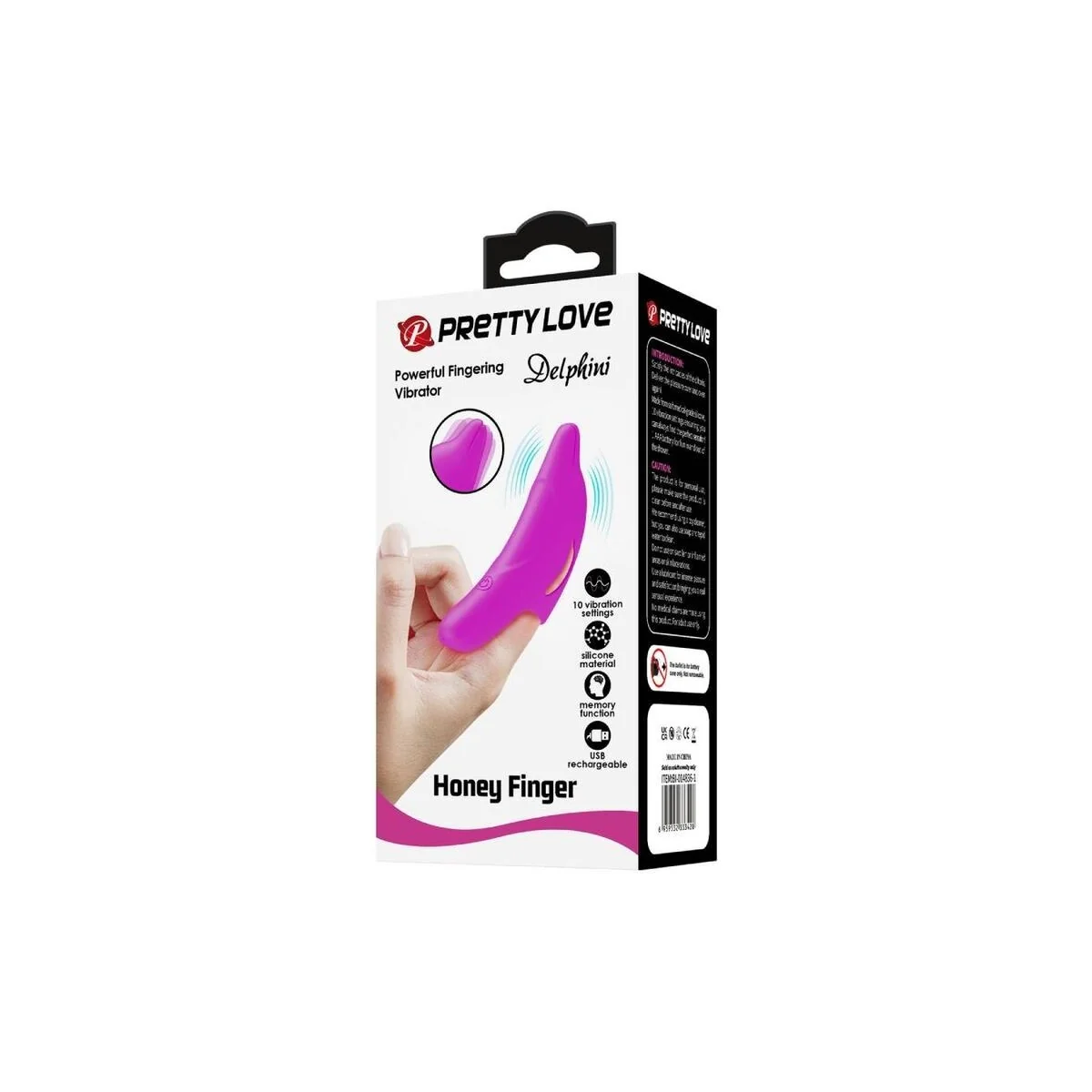 Delphini Leistungsstarker Lila Fingerstimulator von Pretty Love kaufen | Fesselliebe