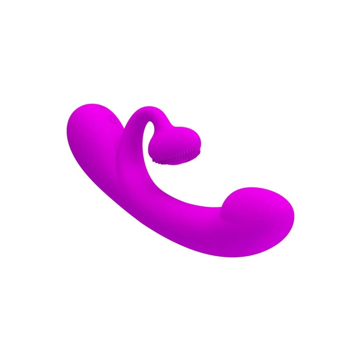 Aufrichtiger Vibrator und Klitoris-Sauger aus Violettem Silikon von Pretty Love kaufen | Fesselliebe