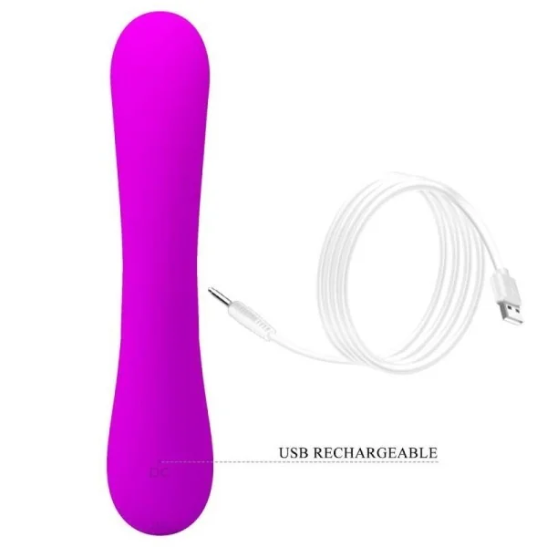 Aufrichtiger Vibrator und Klitoris-Sauger aus Violettem Silikon von Pretty Love kaufen | Fesselliebe