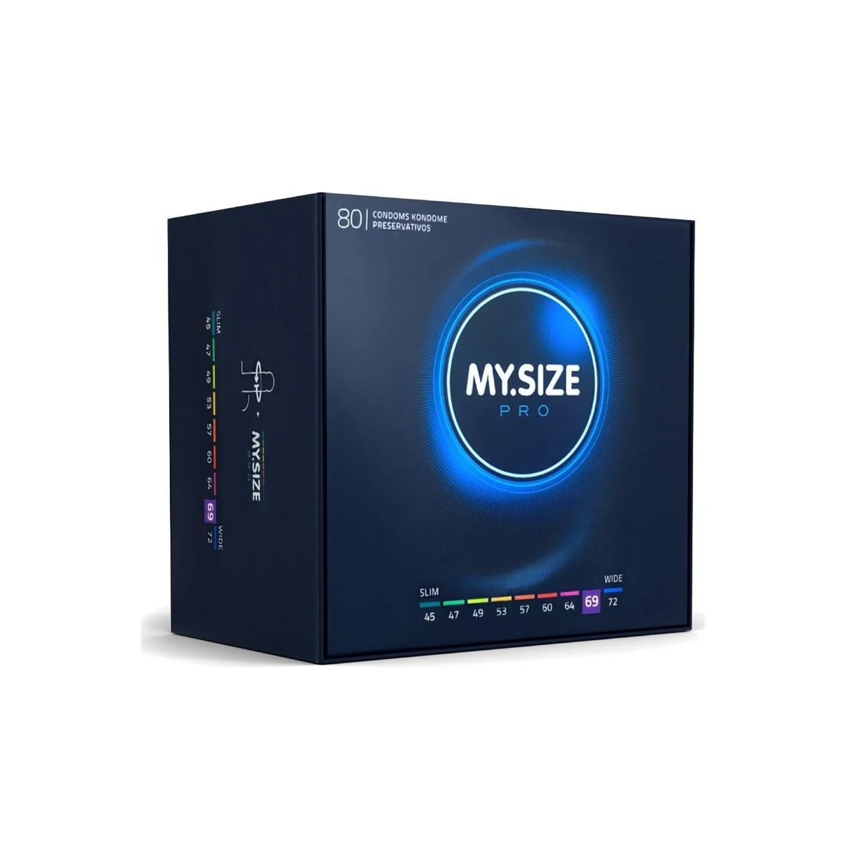 Pro Kondome 69 Mm 80 Stück von My Size Pro kaufen | Fesselliebe
