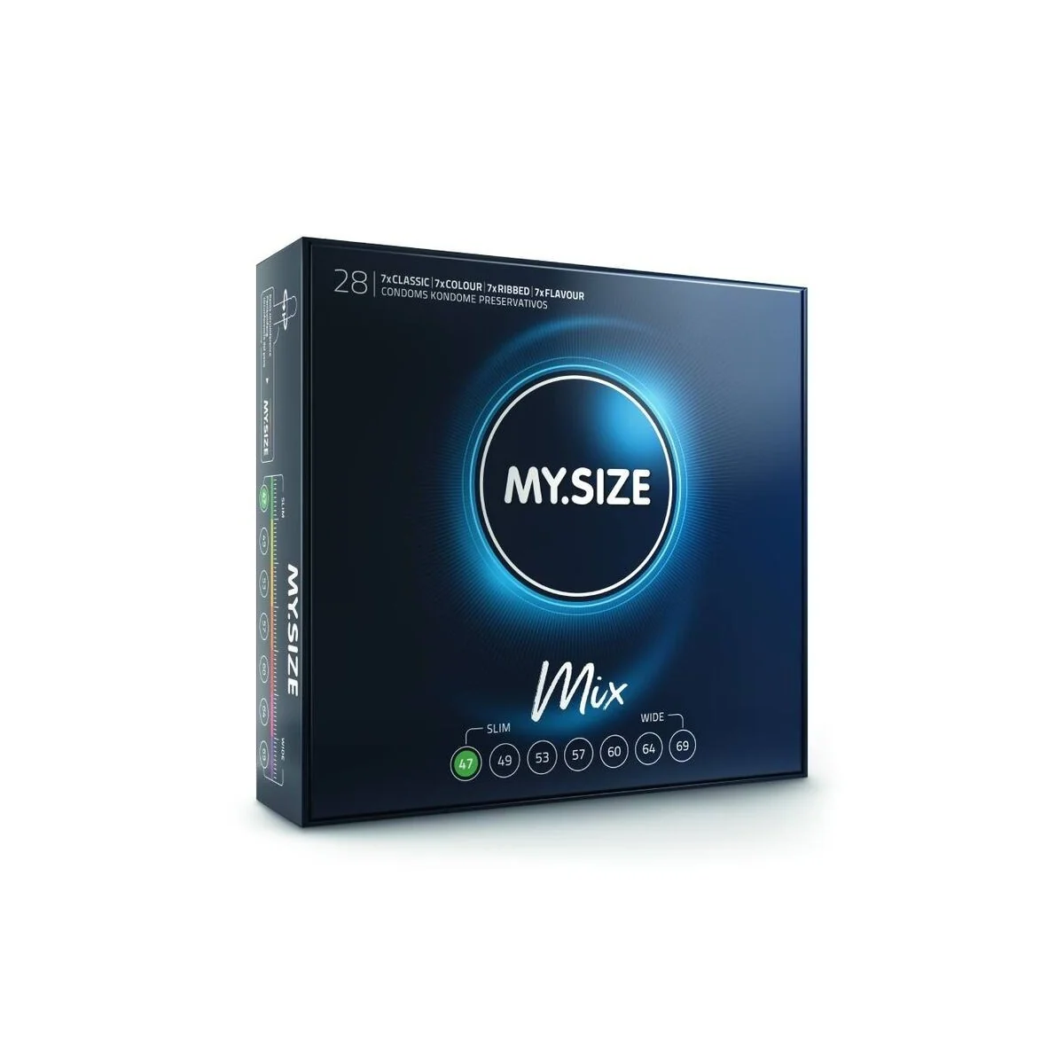 Mix Kondome 47 Mm 28 Stück von My Size Mix kaufen | Fesselliebe