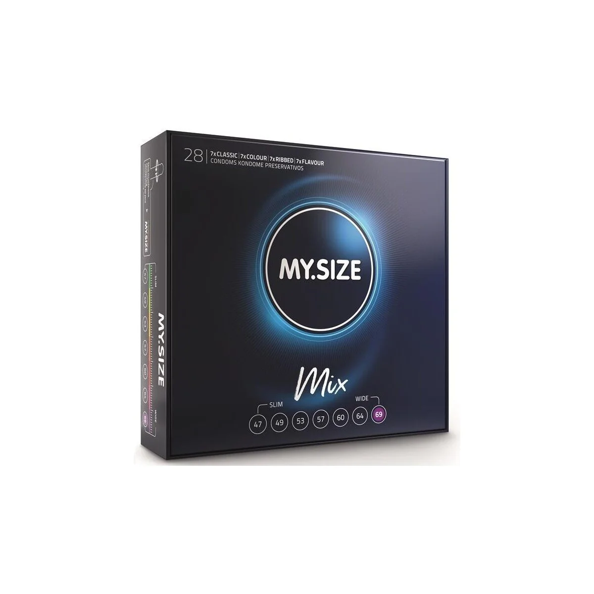 Mix Kondome 69 Mm 28 Stück von My Size Mix kaufen | Fesselliebe
