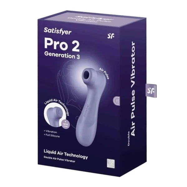 Pro 2 Generation 3 Liquid Air Technology Lila von Satisfyer Air Pulse kaufen | Fesselliebe