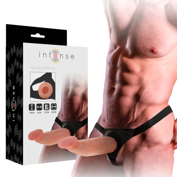 Hohlgeschirr mit Dildo 18 X 3,5 cm von Intense Couples Toys kaufen | Fesselliebe