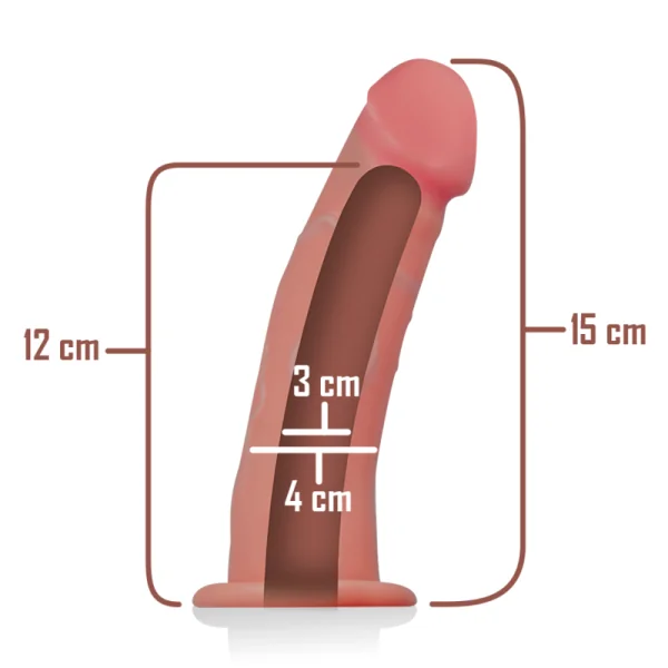 Hohlgeschirr mit Dildo 16 X 3 cm von Intense Couples Toys kaufen | Fesselliebe