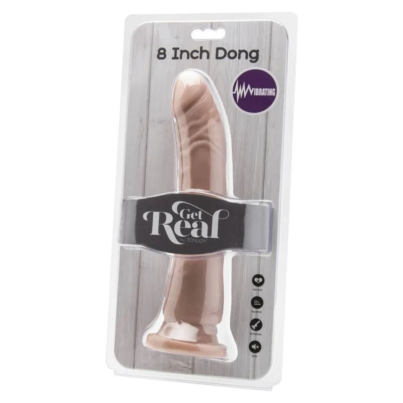 Dong 20,5 cm Vibrierende Beige von Get Real kaufen | Fesselliebe 2