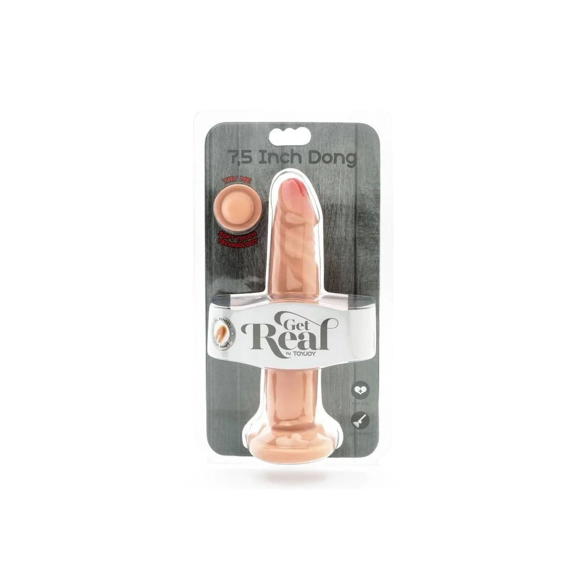 Dual Density Dong 19 cm Beige von Get Real kaufen | Fesselliebe