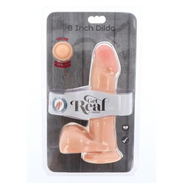 Dual Density Dildo 18 cm Eierhaut von Get Real kaufen | Fesselliebe